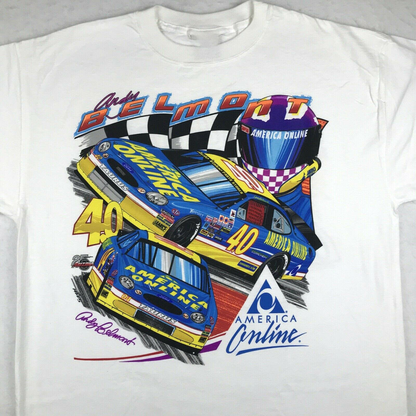 Full Throttle Fashion: 90s NASCAR Shirts
