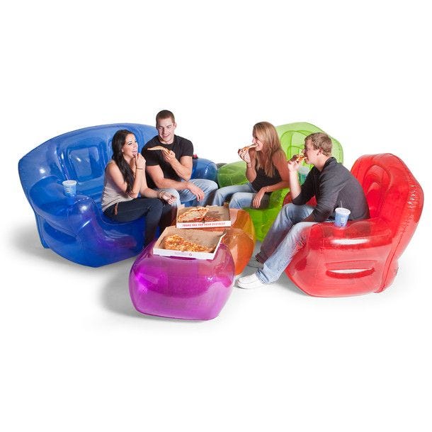 Inflatable Chair 90s: Reliving Childhood Lounging