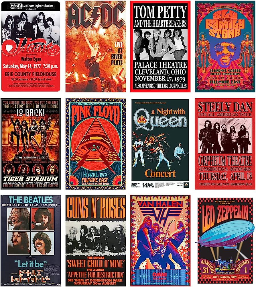 Wall Art Rocks: Classic 90s Band Posters
