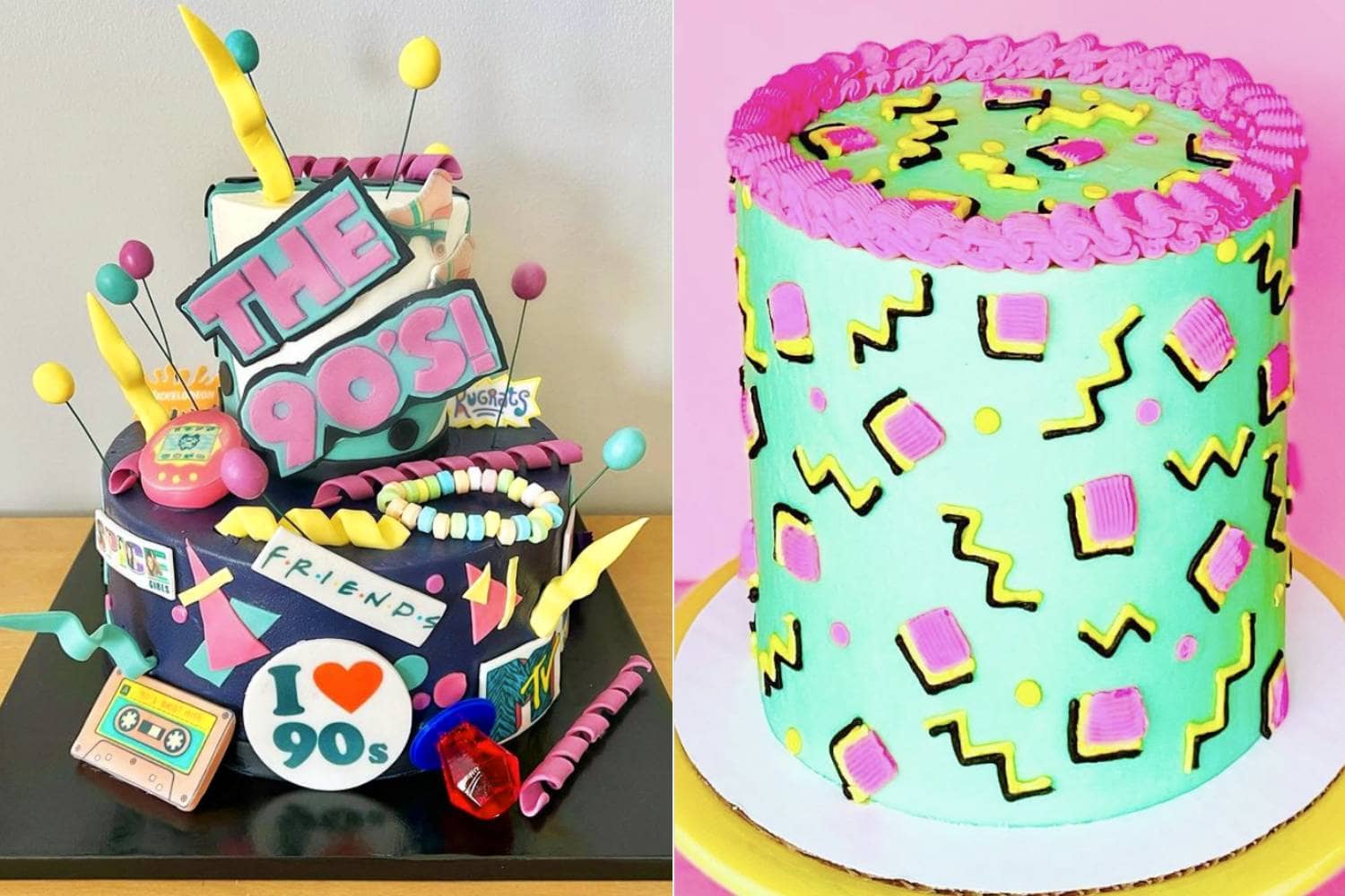 90s Themed Cake: Sweet Nostalgia in Every Bite