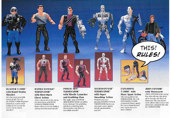 Future Flashbacks: A Look at 90s Terminator Toys
