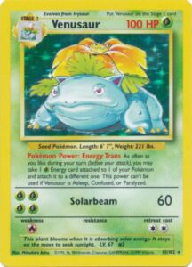 Venusaur Valuable Pokemon Card